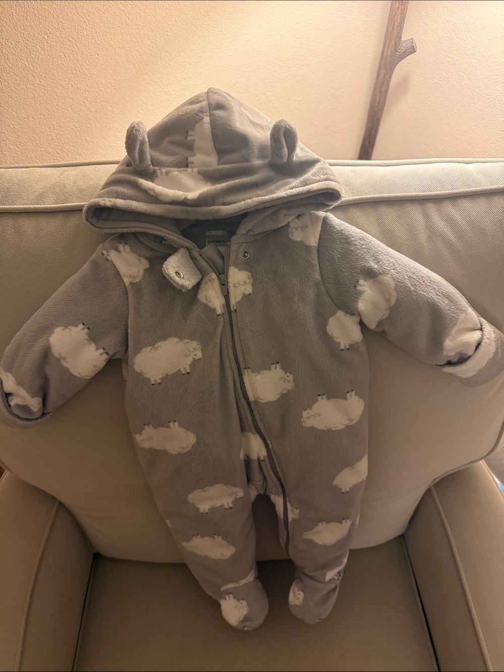 Carter’s sheep onesie for Winter
